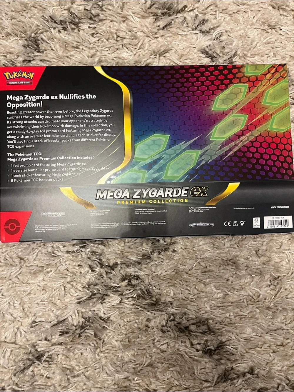 Pokemon cards. Mega Zygarde ex premium collection. New in box.